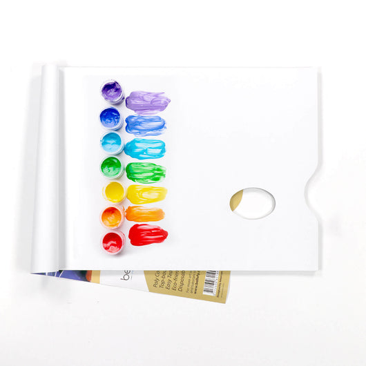 Zenacolor - Paper Palette Pad - 50 Removable and Disposable Sheets for  Painters - 80gsm, 24lb - Paint Mixing Palette for All Paints (Oil, Acrylic