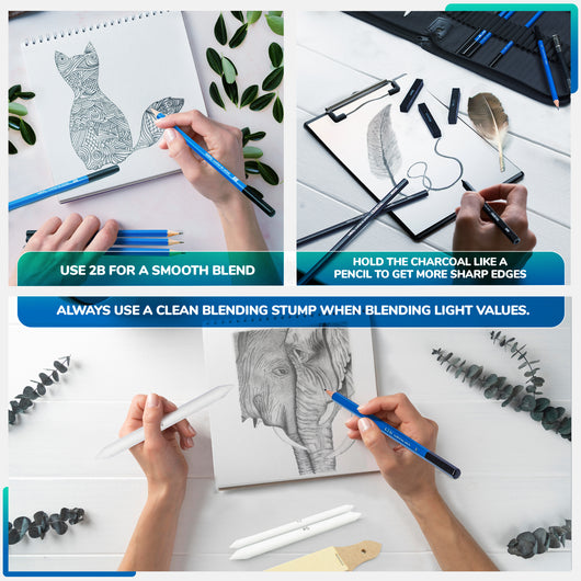 Draw Realistic Kit Professional Drawing and Sketch Kit - Professional Art Kit and Drawing ...