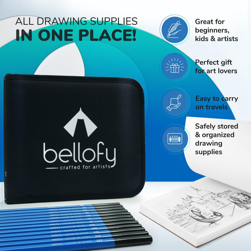 Professional Drawing and Sketch Kit - Professional Art Kit and Drawing ...