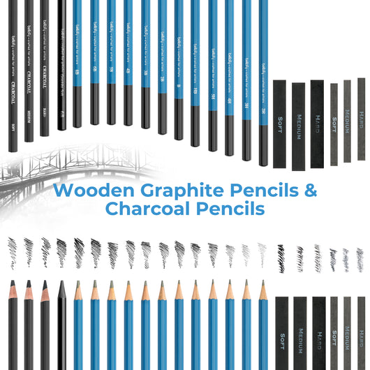 Expert Drawing Pencil Set, 33 Pieces