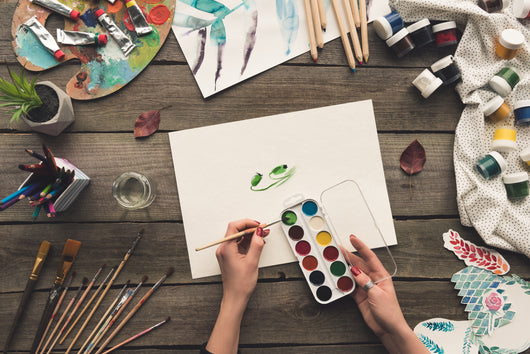  Bellofy Large Watercolor Paper Pad in Set of 2, 11x14 in  Academy Watercolor Paper Kids, Artists & Beginners Enjoy
